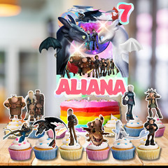 How Train Dragon Party Supplies happy birthday centerpiece decoration cup plate