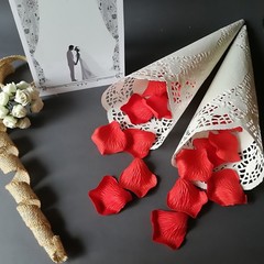 DECORA 180 Pieces White Round Paper Lace Doilies for Birthday Party and Wedding