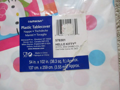Vintage Hello Kitty Birthday Party Supplies 1 Tablecover, 1 Banner, 24 Loot bags