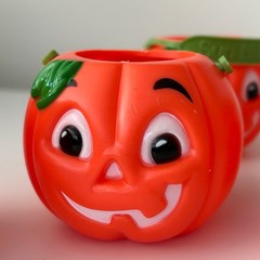 Sun Hill Halloween Pumpkin Candy Buckets Treat Holders Party Favors Set of 5