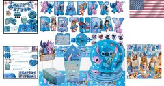 High-Quality 125-Piece Cartoon Birthday Set – Ideal for 16 Kids Celebrations