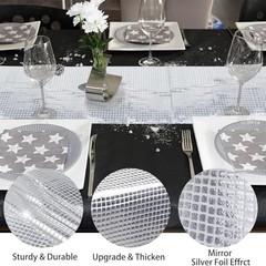 ches Glitter Disco Party Table Runner Disco Ball Decor Retro 70s 12 x 108 In