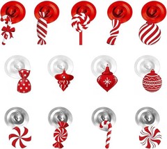 26 Pcs Christmas Ceiling Hanging Decorations Set Candy Swirl Ornaments Holiday