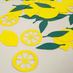 200Pcs Lemon Confetti – Lemonade Party Table Decor, Baby Shower & Bachelorette P