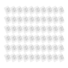 Transparent Outdoor String Light Hooks: 60-Pack Self-Adhesive Cable Clips!