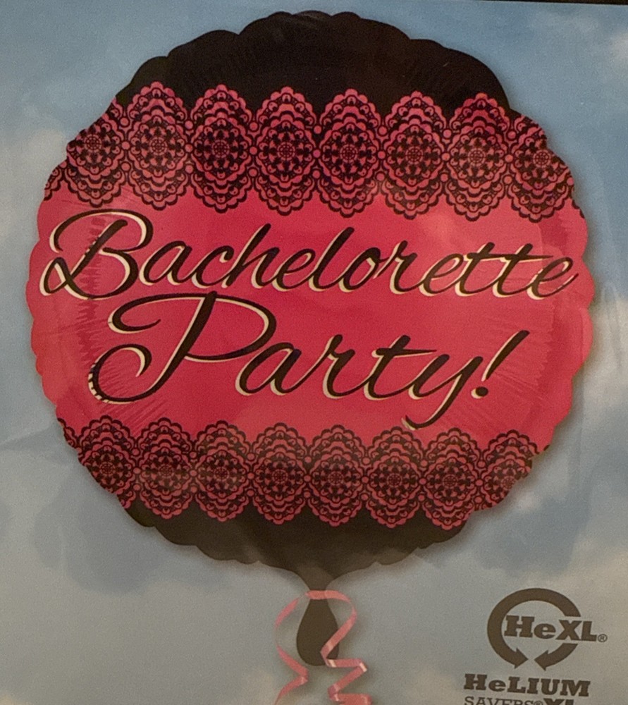 Bachelorette Party 17” Foil Balloon Decor. NEW