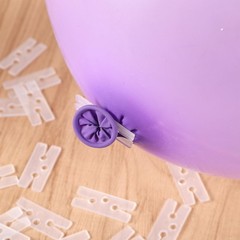Balloon Tie Tool Clips Plastic H Shape for Knotting and Sealing Party Decor