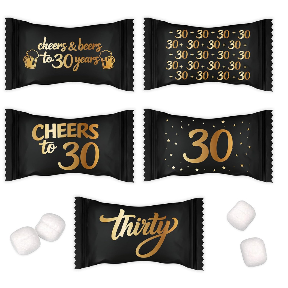 Gift Boutique 30Th Birthday Buttermints, Cheers and Beers to 30 Years Party Favo