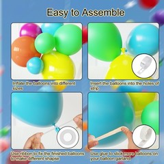 Tropical Balloon Arch Kit,119 Pcs Different Size Hawaiian Balloons,Latex Summ…