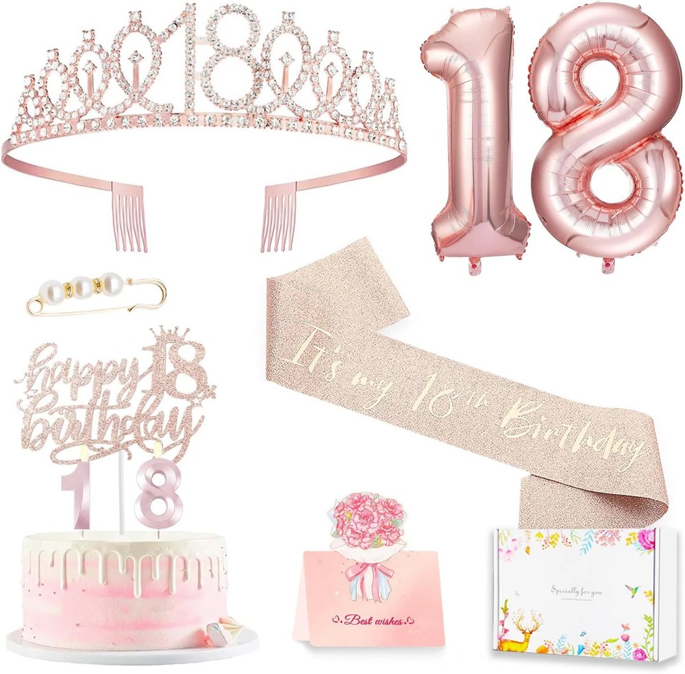 18th birthday decorations for girls, Including 18th Happy Birthday Gifts Queen S