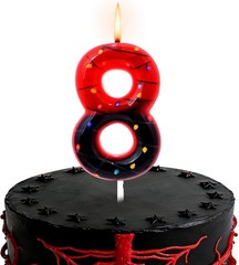 Stranger Theme Birthday Candle, Birthday Party Decoration Candle, Things Part…