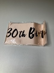 It’s My 30th Birthday Sash & Crown – Birthday Decorations