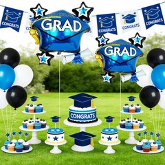 Graduation Cap Balloon, Grad Hat Mylar Balloons, Graduation Party Decorations…