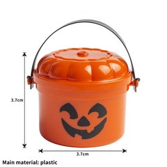 Halloween Pumpkins Small Bucket Cute Pumpkin Trick Bucket JQ