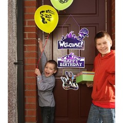 Happy Birthday Party Decor Fortnight Video Game Balloon kit for kids and gamers