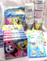 2013 Large Lot/25 pkgs SPONGEBOB SQUAREPANTS Birthday Party Supplies Invitations