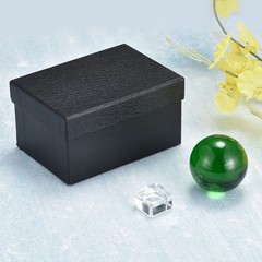 1Set 50mm/2″ K9 Crystal Ball Decorative Ball w Box and Crystal Stand Green