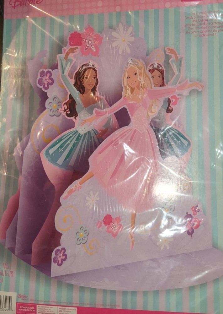 Hallmark Barbie Centerpiece 12.5 Inch Birthday Party Table Decoration Ballerinas