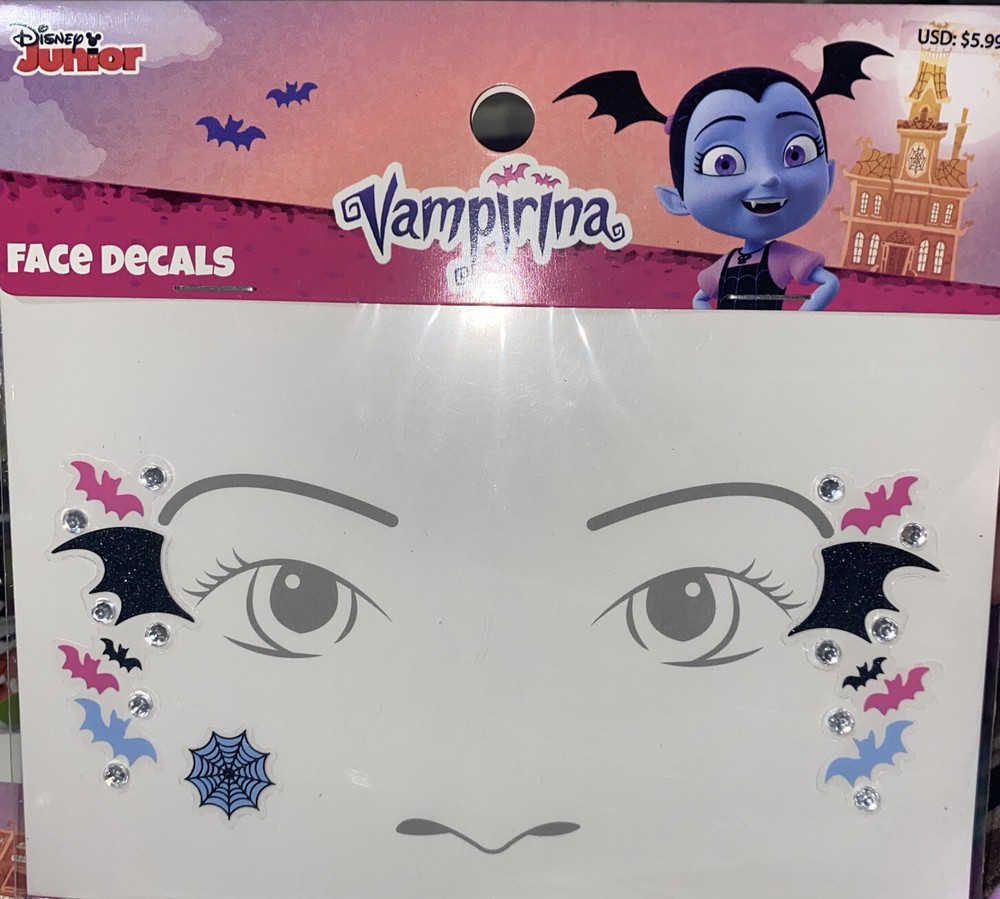 Vampirina Face stick ons Disney Junior – Party Favors/Supplies