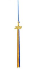2025 Graduation Tassels Bulk – 10 Blue and Gold Tassels for Cap & Gown Decor