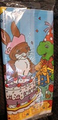 Franklin the Turtle Party Supplies: Table Cover-Birthday Party 1980s 1990s NOS
