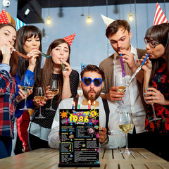 40Th Birthday Decorations for Women Men, Acrylic Back in 1986 Poster with Stand,