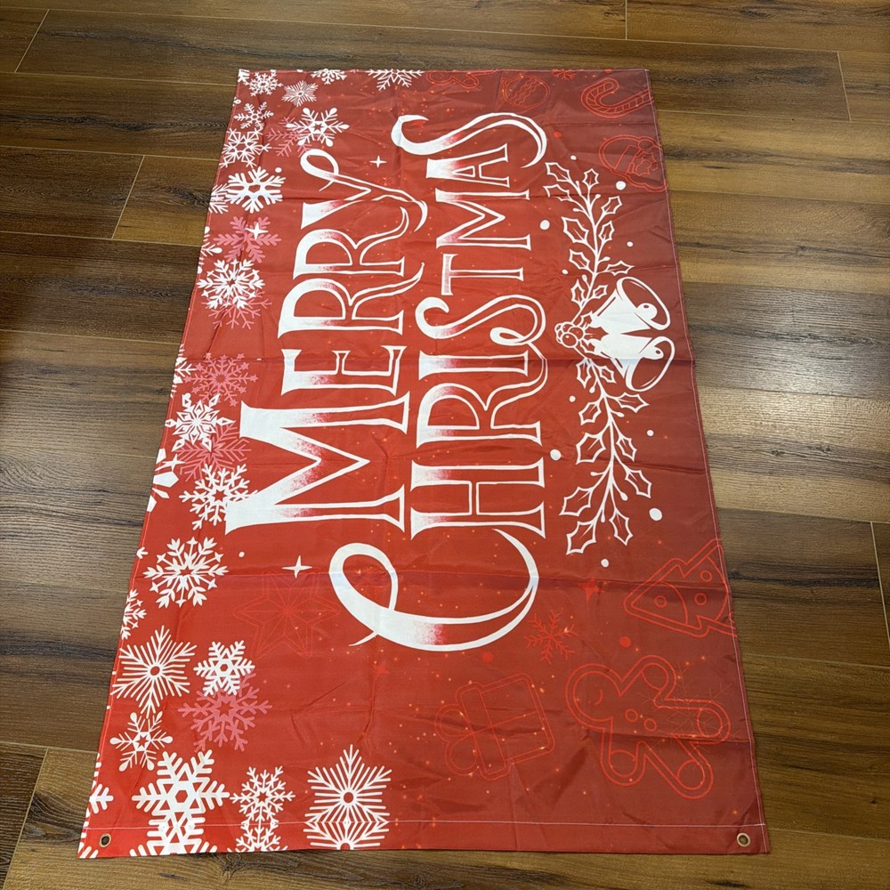 60 X36 Merry Christmas Banner Party Decoration