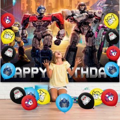 Transformers One 2024 Party Decor Party Supplies Set Balloons Cake Topper Banner