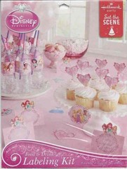 Disney VIP Princess Labeling Kit Birthday Party Supplies For 8 Guests New