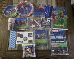 2026 World Cup Soccer Party Supplies Kit Plates Cups Banner Balloons Player…