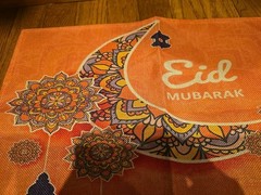 Ramadan Decorations Home Table Runner Eid Mubarak Mosque Muslim Place Mat A2