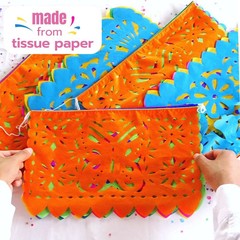 5 Pk Papel Picado Paper Banners Mexican Party Decorations for Cinco de Mayo D…