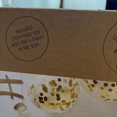 Gold Foiled Complete Party In A Box – Everything You Need by Ginger Ray