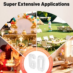 60 Light Up Numbers 60th Birthday Party Decoration Light Up Numbers Decorations