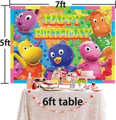 The Backyardigans Party Supplies Party Decor Backdrop Banner Background 7x5ft