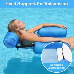 Inflatable Pool Float Chair – Pool Floats Adult Heavy Duty, Water Floating Lo
