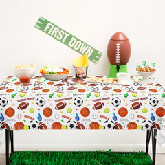 6 Pack Sports Tablecloth Sports Party Decorations Sport Theme Birthday Table Clo