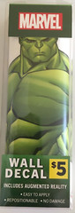 Marvel The Hulk Wall Decal 11×17 Augmented Reality Action Reusable Decal NEW