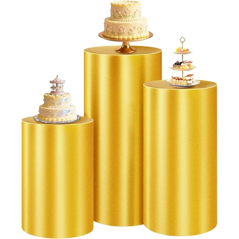 Stretchable Spandex Cylinder Pedestal Covers Party Decoration Events Display New