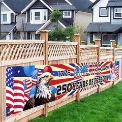 250th American Anniversary Large Banner 120″x20″ – USA 1776-2026 Patriotic La…