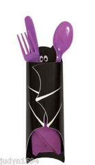 BAT CUTLERY NAPKINS HOLDER CANDY WRAPPERS HALLOWEEN PARTY TABLE DECORATION BATS