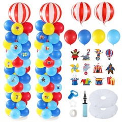 Carnival Balloon Column Stand Kit Carnival Theme Party Decorations with 123 C…