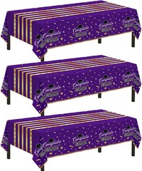 Childom 3 Pack Graduation Tablecloth,Graduation Decorations 2026 Graduation Part