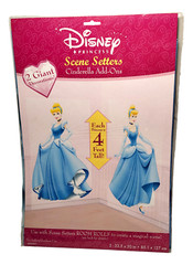 Disney Princess Cinderella Scene Setters Party Props Wall Decorations 4′ Tall