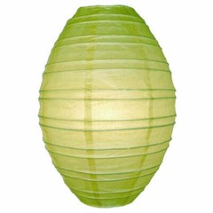 Light Lime Kawaii Paper Lantern