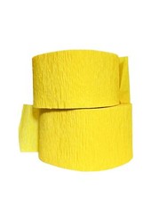 Red Gold Yellow Crepe Paper Streamers 2 Rolls Each Color USA-Made Party