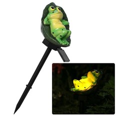 Garden Frog Solar Lamp Perfect for Outdoor Decor and Landscape Illumination