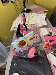 DISNEY MINNIE Character Decorations Set /Banner /Balloon/Headband NEW/a lot!!!!