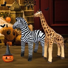 Jet Creations Safari 3 Pack Giraffe, Horse, Elephant for Party Decoration Fun