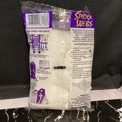 1 Bg Super Stretch Spider Web Halloween Scary Party Prop 16 Ft Long Up to 200 Sq